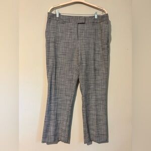 TAHARI - Black and Pink Checkered Pants - blazer in separate listing - 16P